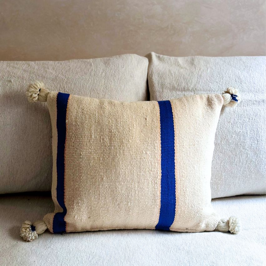 Tangier Pom Pom Wool Pillowcase