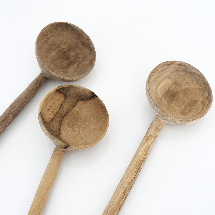 Handcarved Harira Spoon - Walnut Wood